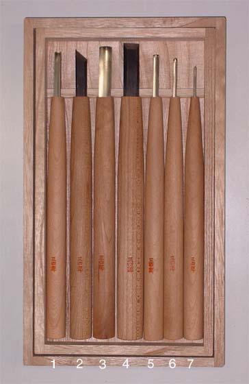 24 彫刻刀セット （三四郎） | 彫刻刀・木彫道具・木彫用材の専門店 匠雲堂